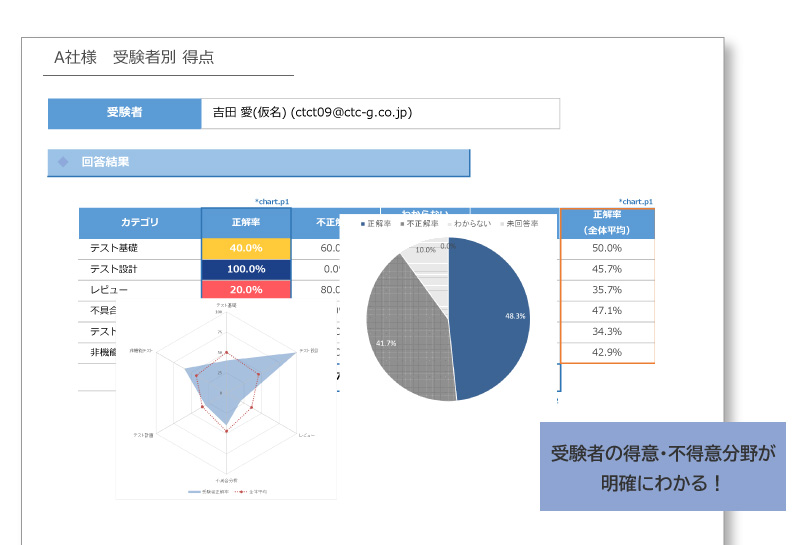 ITスキル診断サービス　個人レポート
